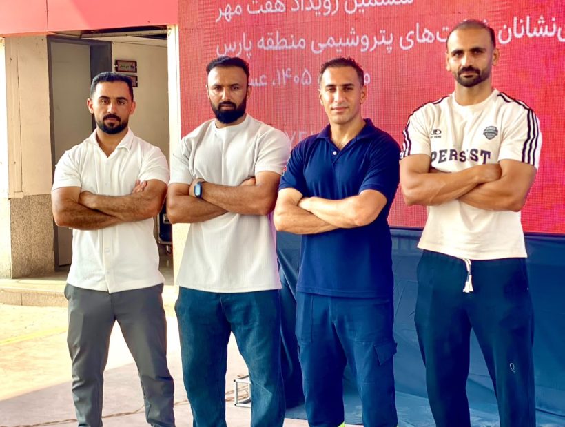 📌 درخشش تیم آتش‌نشانی مخازن سبز در رقابت با ۲۰ پتروشیمی منطقه پارس
